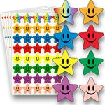 Innoveem Star Stickers For Reward Chart - 200 Colourful Reward Star Stickers For Children To Praise Good Work And Behaviour - Easy Peel Small Star Stickers For Teachers, Potty Training & More