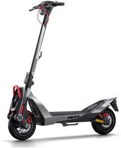 NAVEE UT5 Max Electric Scooter, 31.1 mph Speed, 62.1 Miles Range, 2400W Peak Motor, Dual Hydraulic Suspension & Disc Brake, Fast Charging, 12" self-Healing Tubeless Tires
