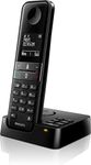 Philips - Telephone D4751B/01 - Wireless - with answering Machine - Superior Sound - Black