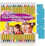 Face Paint Crayons for Kids, 36 Mak