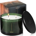 Luxury Scented Candle Gifts for Women | Soy Candle | 40 Hours Burn Time | The Copenhagen Company - Pink Pepper, Patchouli & Musk (17oz)