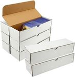 BIU-BOOM Trading Card Storage Box,8-Pack-6400 Count Corrugated Cardboard Card Box With Mtg/Magic/TCG Storage and Collection,Labels For Card Storage Box