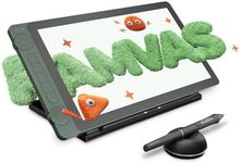 HUION Drawing Tablet with Screen Full-Laminated Art Tablet Kamvas 13 (Gen 3) SE Graphic Tablet with Anti-Glare Canvas Glass 13.3" Pen Display with PenTech 4.0, 16384 Pen Pressure for PC, Mac, Android