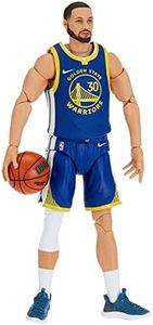 Hasbro Starting Lineup NBA Series 1 Stephen Curry Stephen Curry 6" Action Figure with Exclusive Panini Sports Trading Card Basketball F8181 Authentic