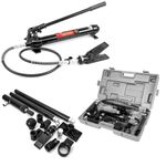 VOLTZ 10Ton Hydraulic Porta Power Jack Bodywork Repair Kit for Auto Car Repair Tool with 2M Hose Lift Ram Portable Jack