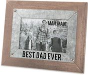 Pavilion - Best Dad Ever - Wood and Metal 4x6 Picture Frame