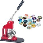 Button Badge Maker Machine/Fridge Magnet || 58 mm || - 100 pc raw Material Complementary Included