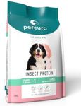 Percuro Hypoallergenic Dry Dog Food | Insect Protein, Meat Free | Healthy, Sustainable | Puppy Large Breed - 10kg