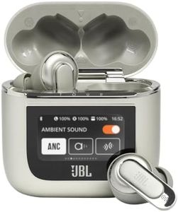 JBL Tour Pro 2, Wireless Bluetooth Earphones with Noise Cancelling Technology, Hands-Free Calling and Up to 40 Hours Battery Life, in Champagne