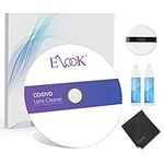 Elook Upgrated CD Player Cleaner, Laser Lens Cleaning Disc for CD/VCD/DVD Player,Included Microfiber Cloth and Cleaning Solution