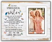 SZ-PengXin Sister Gifts From Sister Picture Frame, Unbiological Sister Gifts, Best Friendship Gifts for Women, Birthday Gifts for Sister, Friend Gifts for Soul Sister, Besties,Fits 4x6 Inches Photo