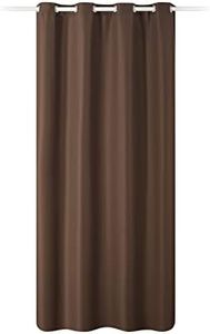JEMIDI Rideau occultant - 1x Rideau à œillets en métal pour fenêtre Salon Chambre Bureau - Rideau Voilage Opaque Plusieurs Tailles Disponibles