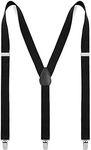 Komonee Black Braces Suspenders Adj