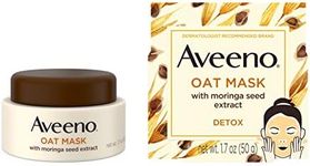 Aveeno Oat Face Mask, Detoxifying Moringa Seed Extract and Vitamin E Antioxidant, 1.7 Ounce