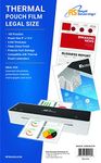 Royal Sovereign Thermal Laminating Pouches, 5 Mil, Legal Size 14.25" x 8.75" Inches, Clear Gloss, 100 Pouches (RF05LEGL0100)