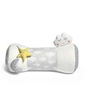 Mamas & Papas Tummy Time Roll, Interactive Soft Baby Pillow with Integrated Rattle, Dream Upon A Cloud