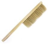 TOPINCN Bee Brush, Soft Pig Bristles Beehive Cleaning Tool Double-Row Piglet Bee Sweep Ponytail Bee Brush With Wooden Handle