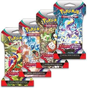 POKEMON TCG: Scarlet & Violet Sleeved Booster Packs - 8 Packs (80 Cards)