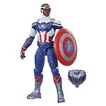 Hasbro Marvel Avengers Legends Series Avengers 15-cm Action Figure Toy Captain America: Sam Wilson Premium Design And 2 Accessories, For Kids Age 4 And Up multicolor