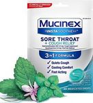 Mucinex InstaSoothe Sore Throat + Cough Relief Alpine Herbs & Mint Flavor, Fast