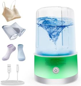 Portable Mini Washing Machine | Compact Deep Cleans Underwear, Baby Clothes, Small Laundry | Lightweight for Apartment, Dorm, Hotel, Travel & Camping | Quiet Energy-Efficient