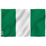 ANLEY Fly Breeze 3x5 Foot Nigeria Flag - Vivid Color and UV Fade Resistant - Canvas Header and Double Stitched - Nigerian National Flags Polyester with Brass Grommets 3 X 5 Ft