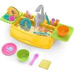 KINDIARY Play Kitchen Sink Toy with