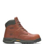 Wolverine Mens Harrison Lace Up 6 Inch Work Boot, Brown, 8