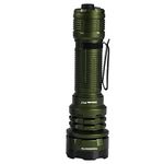 ACEBEAM Defender P17 Tactical Flashlight with Dual Tail Switch, 4900 High Lumens Flashlight Rechargeable, 487 Yards Long Throw Flashlight with Reverse Clip, Instant Strobe for Emergency, Security