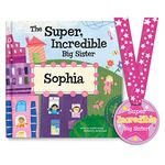 The Super Incredible Big Sister to Twins - Personalized Children's Book - I See Me! (Hardcover)