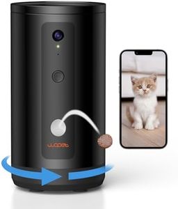 WOPET 300° Dog Camera with Treat Dispenser, [New 2024] 5G WiFi Pet Camera Treat Tossing for Cats and Dogs, 1080P HD with Night Vision, 2-Way Audio for Monitoring Your Pet on Phone app