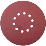 iBELL Sanding Disc 225mm (9") for IBELL Drywall Sander DS25-80 with 10 Holes for Dust Vacuum 100 Grit (10Pcs Pack)