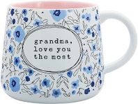 Pavilion Gift Company - Grandma - 18-Ounce Stoneware Mug, Mothers Day Gift, Grandma Nana Mimi Coffee Cup, 1 Count