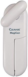 Culinare C10015 MagiCan Tin Opener | White | Plastic/Stainless Steel | Manual Can Opener | Comfortable Handle for Safety and Ease