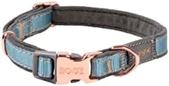 Rogz Classic Urban Dog Collar Turquoise Small