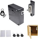 ETEKJOY RFID Electronic Cabinet Lock Hidden DIY for Wooden Cabinet Locker Drawer Cupboard Box with 5PCS IC Cards/Tags