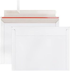 Belle Vous Sobres Portadocumentos Adhesivos (Set de 25) 240 x 317 mm 300 g/m² - Sobres Carton Rigido para Tarjetas, Fotos, Discos, Papeles, Archivos y Documentos