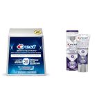 Crest 3D Whitestrips Supreme Bright At-home Teeth Whitening Kit (21 Treatments) + Crest 3D White Toothpaste (Professional Ultra White, 75 mL)