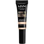 NYX Professional Makeup Born to Glow Radiant Concealer, Iridescent Finish, Reduces Under Eye Circles, Highlight and Contour, Vegan Formula, Shade: Fair