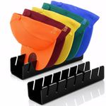 TrustBlai Hat Organizer for Baseball Caps, 2 Pack Hat Rack for 14 Baseball Caps, Acrylic Hat Display Stand Holder for Bedroom, Closet, Dresser, Office (Black)