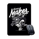 Plan To Gift Gaming Mouse Pad Money Maker Printed Multicolour Size 7x8.8 inches