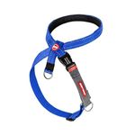 EzyDog Crosscheck Harness - Dog Training Harness - No Pull Harnesses for Dogs - Escape Proof, Reflective, Comfortable, Easy to Fit (M, Blue)