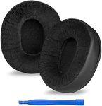 Replacement Ear Pads for Audio-Technica M50X M50xBT2 M40X M70X MSR7 MSR7NC MSR7BK MSR7GM Ear Headphones Ear Cushions, Ear Covers, Headset Earpads (Extra Thick/Black)