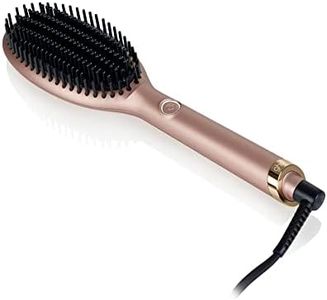 ghd Glide Hot Air Hair Brush ― Professional Smoothing Blow Dryer, Ceramic Hair Straightener, Styler, and Blow Dry Brush ― Sun-Kissed Bronze, Sunsthetic Collection