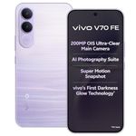 vivo V70 FE 5G (Northern Lights Purple, 12GB RAM, 256GB Storage) with No Cost EMI/Additional Exchange Offers