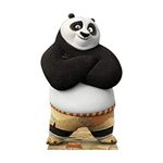 Star Cutouts, Kung Fu Panda, Cardboard Cutout Standup, Movie-Themed Life-Size Stand-In - 62" x 39"