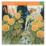 2025 Square Wall Calendar - V&A Museum - In the Garden - Art Nouveau Designs - Eco-Friendly - Made in the UK