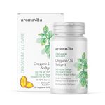 Aromavita Oregano Oil 86-90% Carvacrol - High Potency Digestive Support - Natural, Vegan, Herbal Supplement - 108mg of Carvacrol per Softgel, 60 Softgels Capsules