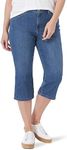 Lee Women's Relaxed Fit Capri Jean, Soar, 18