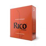 D’Addario Woodwinds - Rico Alto Clarinet Reeds - Reeds for Clarinet - Crafted for Beginners, Students, Educators - Strength 1.5, Pack of 10